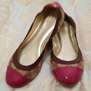 Coach ballet flats